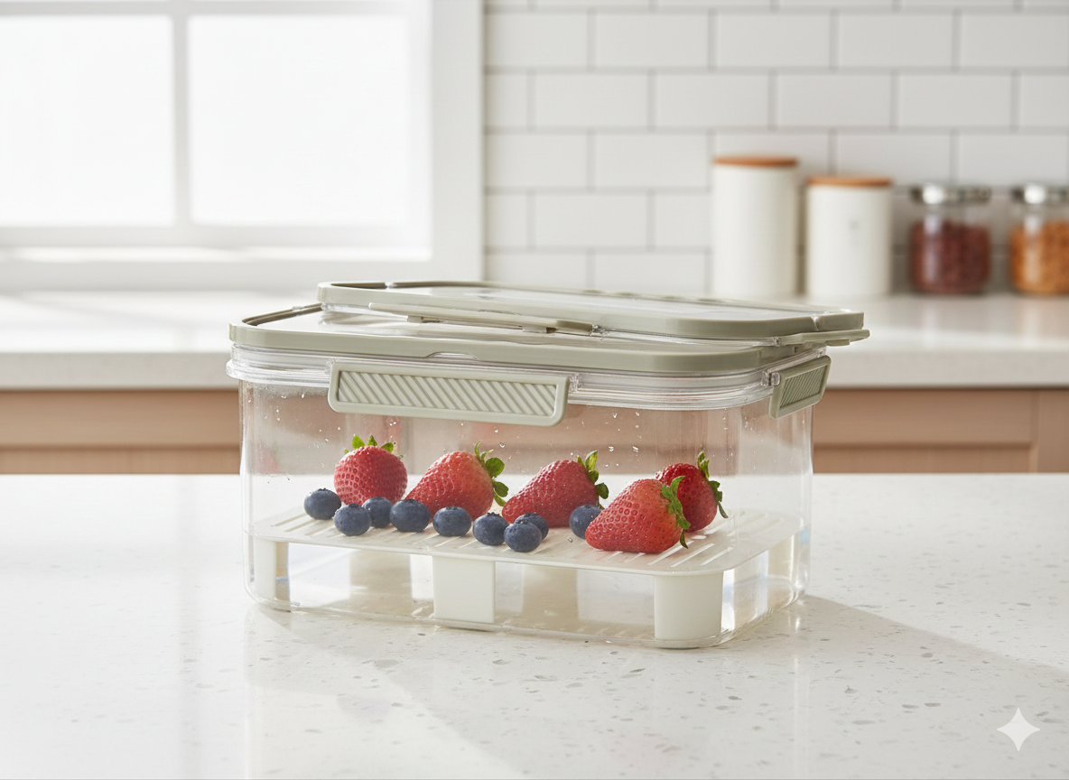 Acrylic Fridge Storage Box Medium