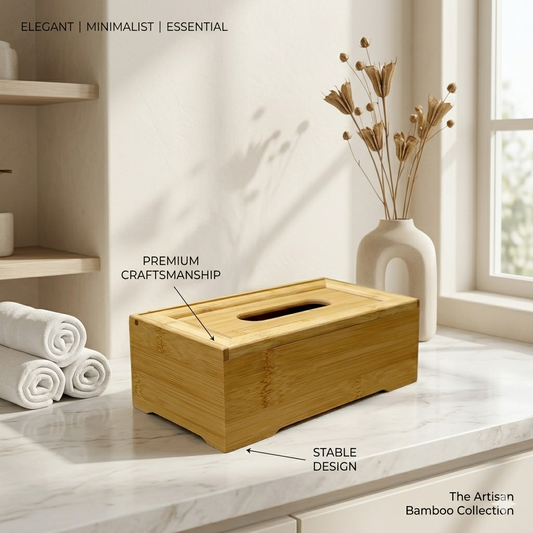 Modern & Artisan Bamboo Tissue Box Covers