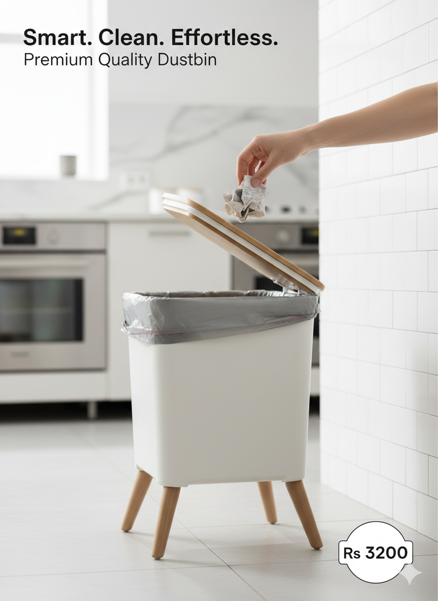 Smart Premium Dustbin with Lid