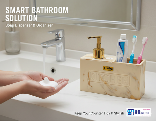 Luxury Marble Print Kitchen Sink Organizer