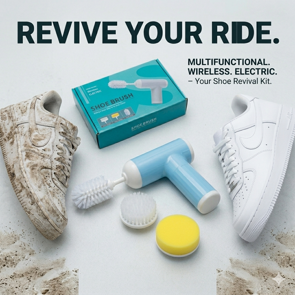 3-in-1 Wireless Electric Shoe Cleaning Brush