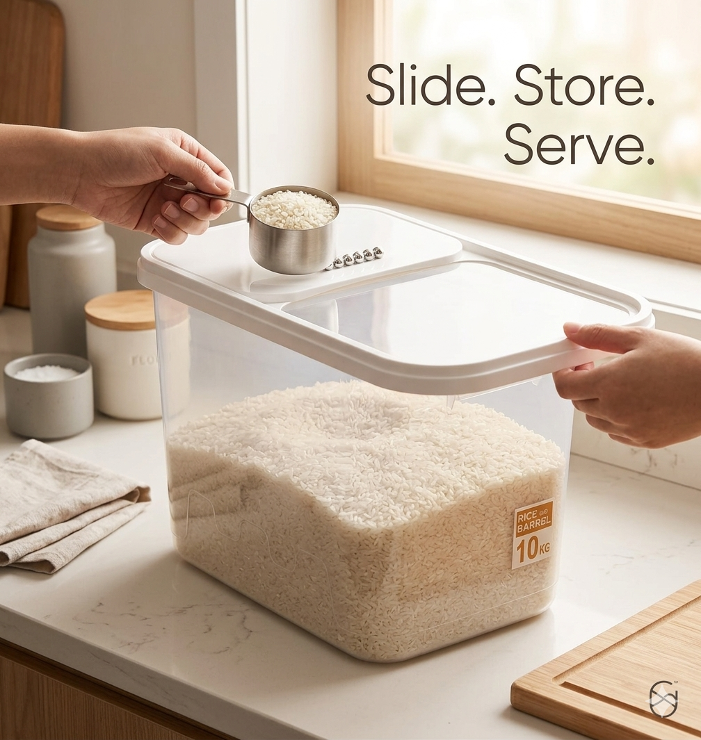 10KG Airtight Rice Storage Container