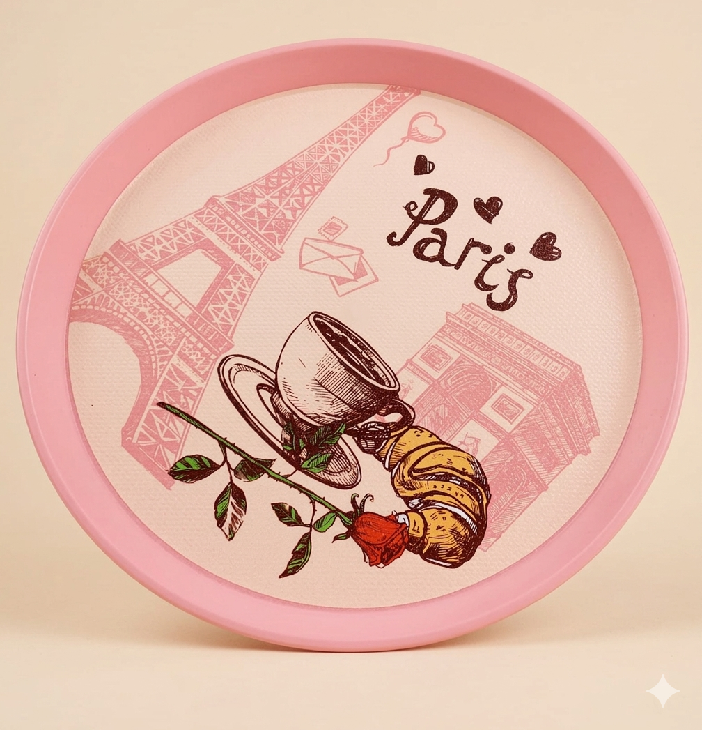 Stylish Round Serving Trays