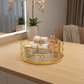 The Aurelia Gold & Ribbed Glass Decorative Tray
