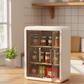 Compact Wall-Mountable Plastic Storage Cabinet
