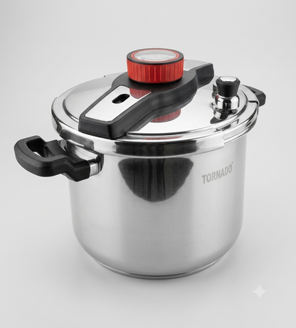 Premium Stainless Steel Clip-On Pressure Cooker