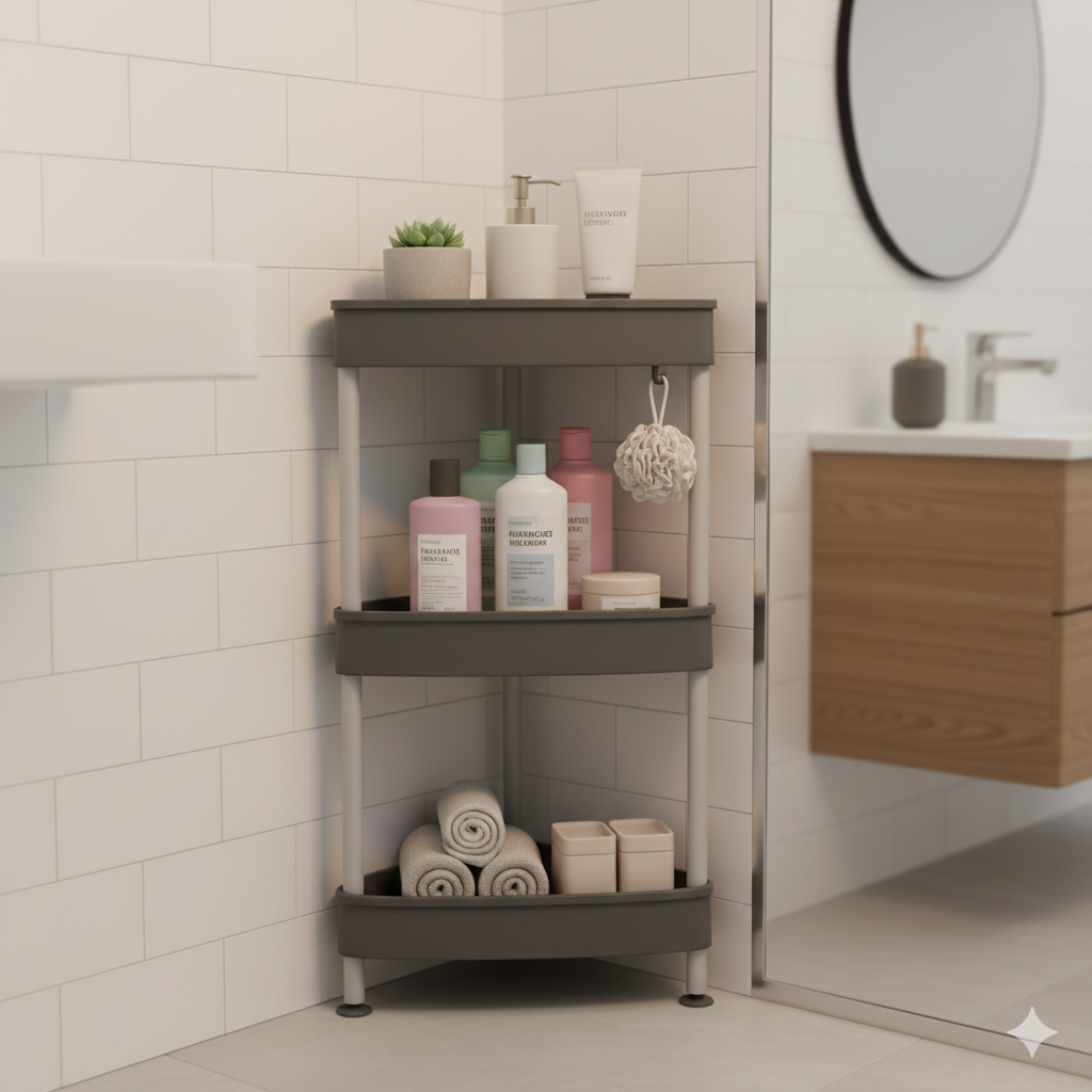 Premium 2 and 3-Tier Multi-Purpose Corner Storage Rack – HBStore