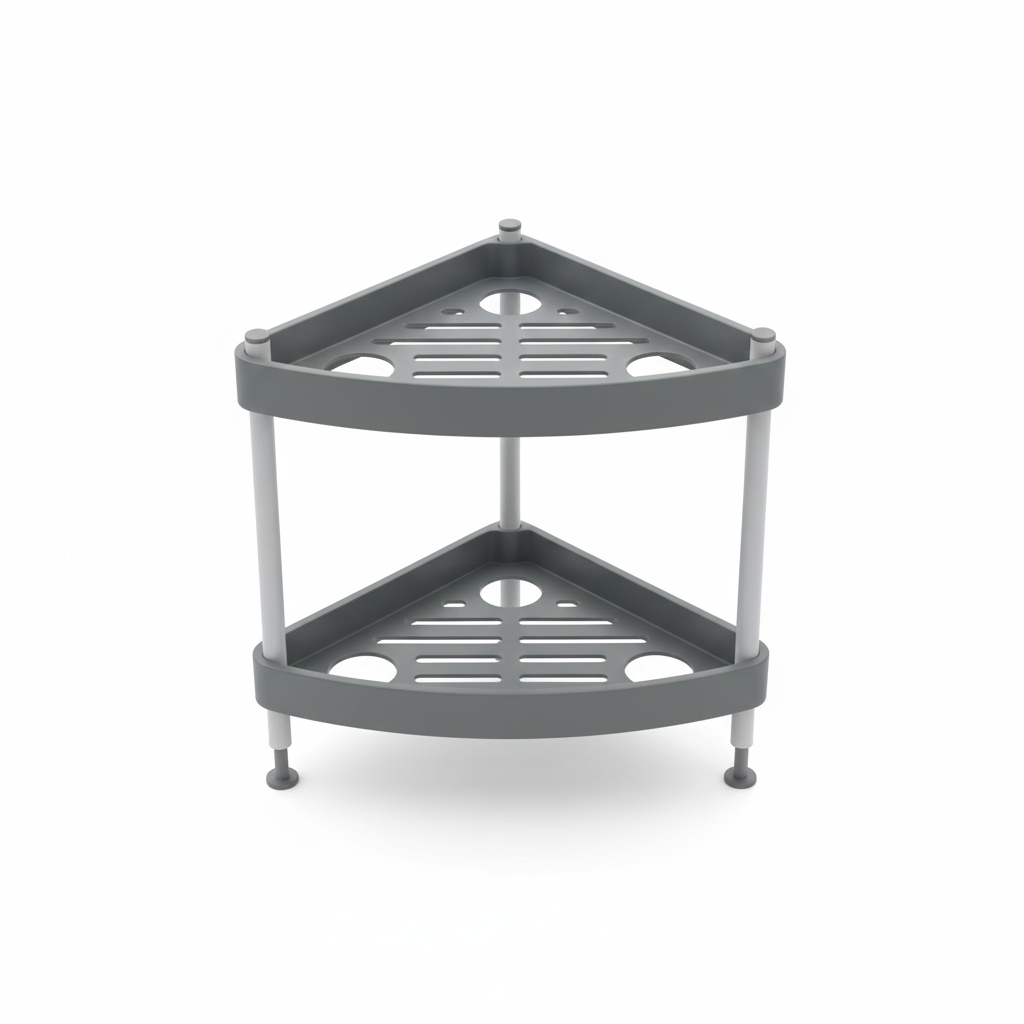 Premium 2 and 3-Tier Multi-Purpose Corner Storage Rack