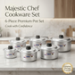 Majestic Chef 6-Piece Premium Aluminum Cookware Set