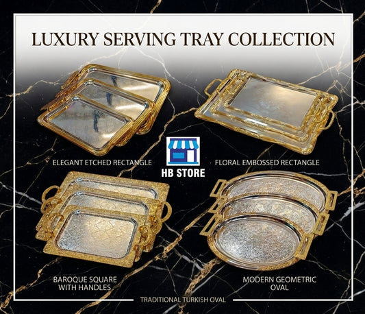 Royal Ottoman Luxury Serving Tray Collection