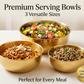 Premium Hammered Gold Serving Bowl