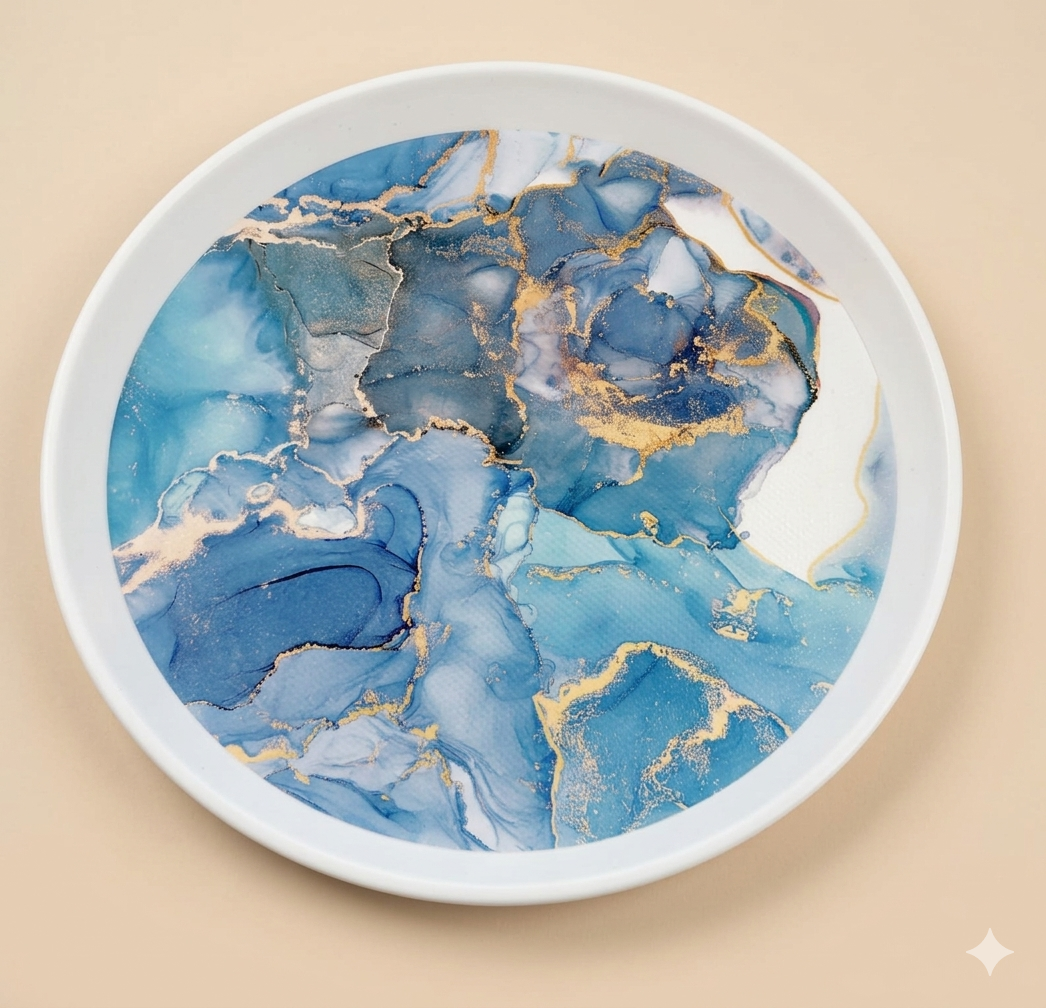 Stylish Round Serving Trays