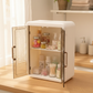 Compact Wall-Mountable Plastic Storage Cabinet
