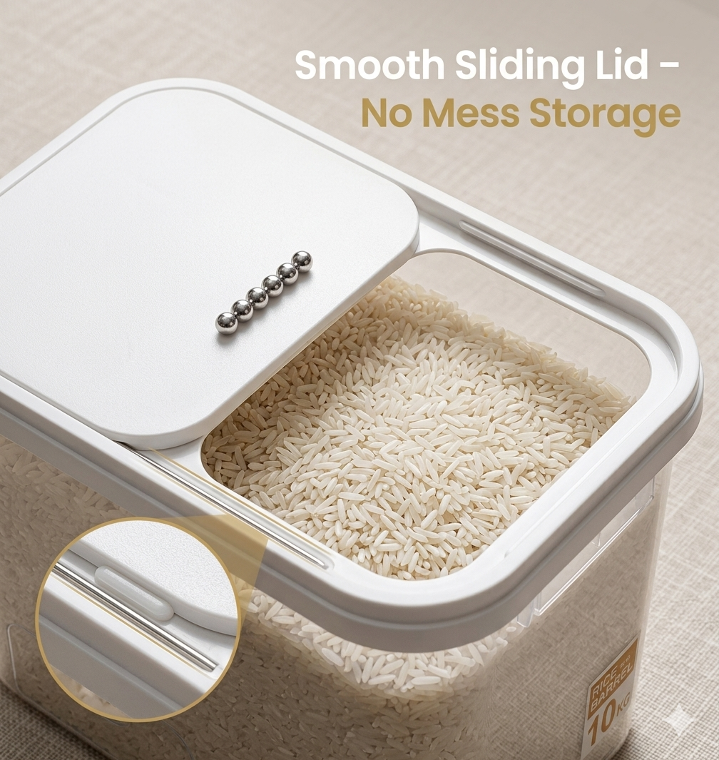 10KG Airtight Rice Storage Container