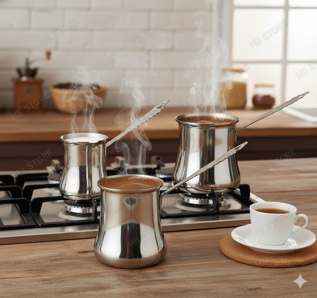 Premium Turkish Style 3PCS Coffee Pot Set