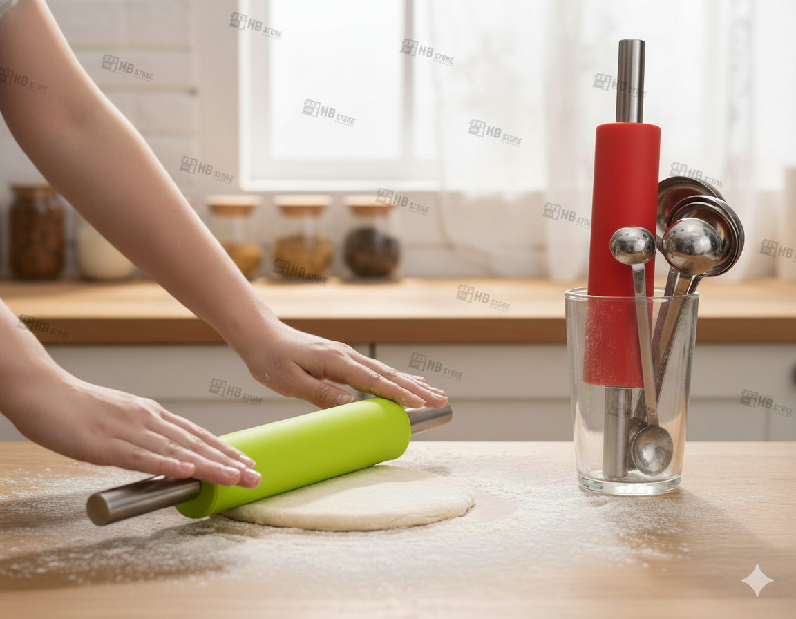 Flexible Non-Stick Silicone Rolling Pin