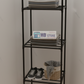 Space-Saving 4-Tier Metal Storage Rack