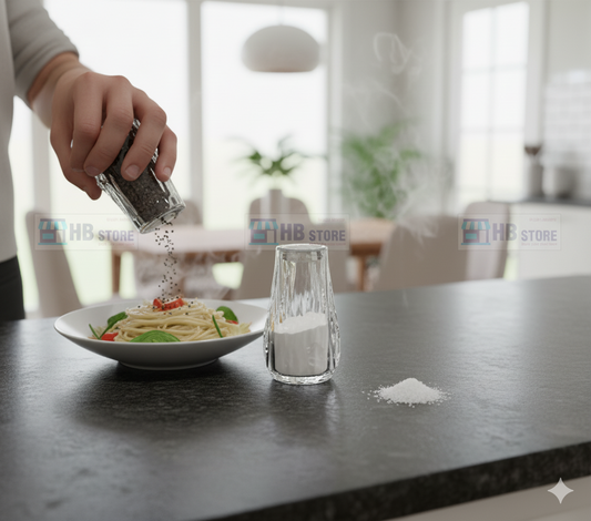 Transparent Spice Shakers for Table & Kitchen Use