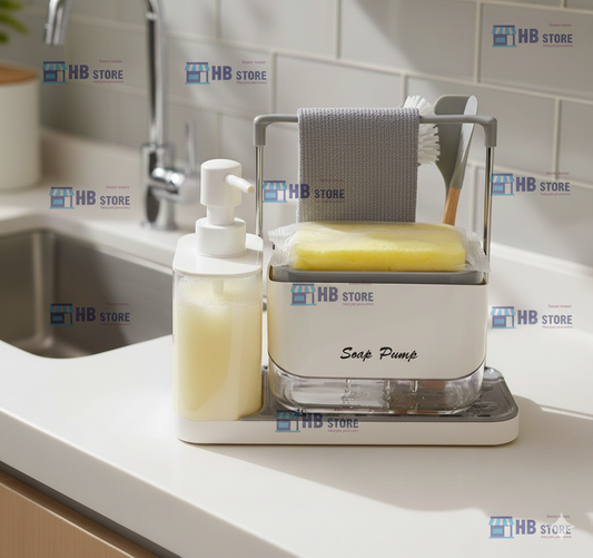 Modern Liquid Soap Pump Dispenser – Refillable & Leak-Proof