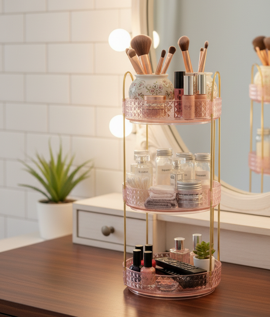 Multi-Layer Acrylic Storage Stand for Makeup & Skincare