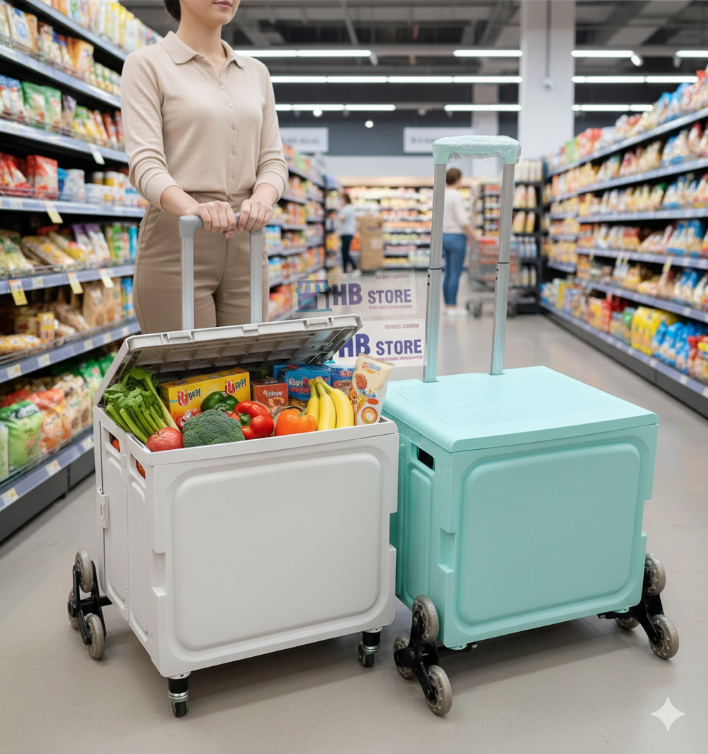 Portable Supermarket Luggage Carrier