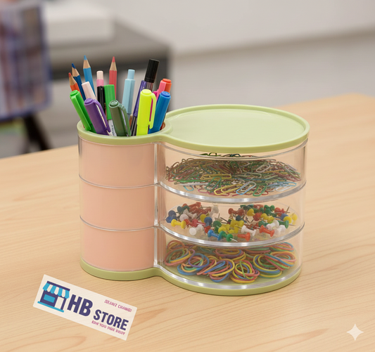 "Acrylic Multi-Layer Storage Organizer"