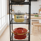 Space-Saving 4-Tier Metal Storage Rack