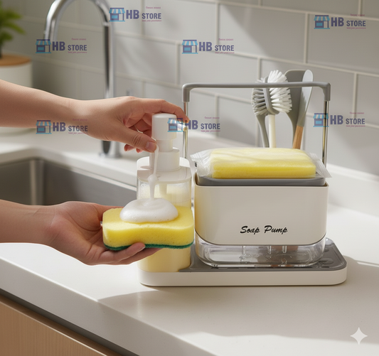 Modern Liquid Soap Pump Dispenser – Refillable & Leak-Proof
