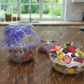 Double Wall Floral Bowl – Elegant & Insulated Design