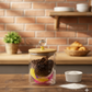 Elegant Feather Design Double Wall Jars