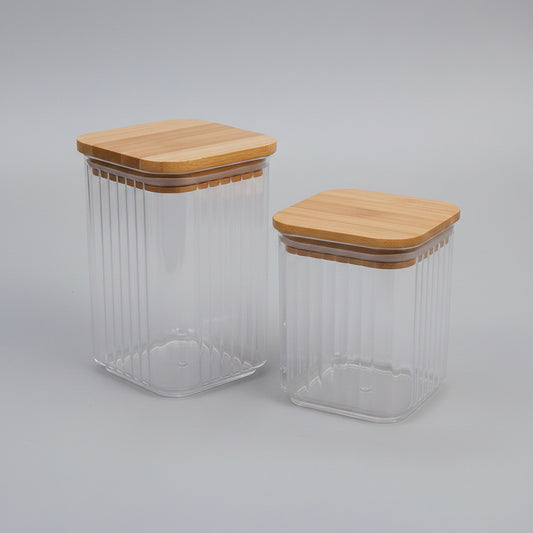 Premium Fluted Glass Spice Jar