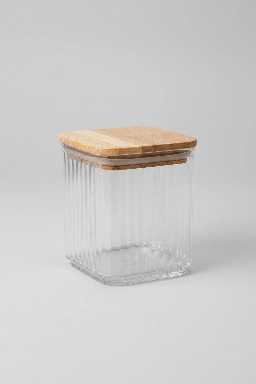 Premium Fluted Glass Spice Jar