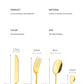 24pcs Marble Cutlery Set With Stand