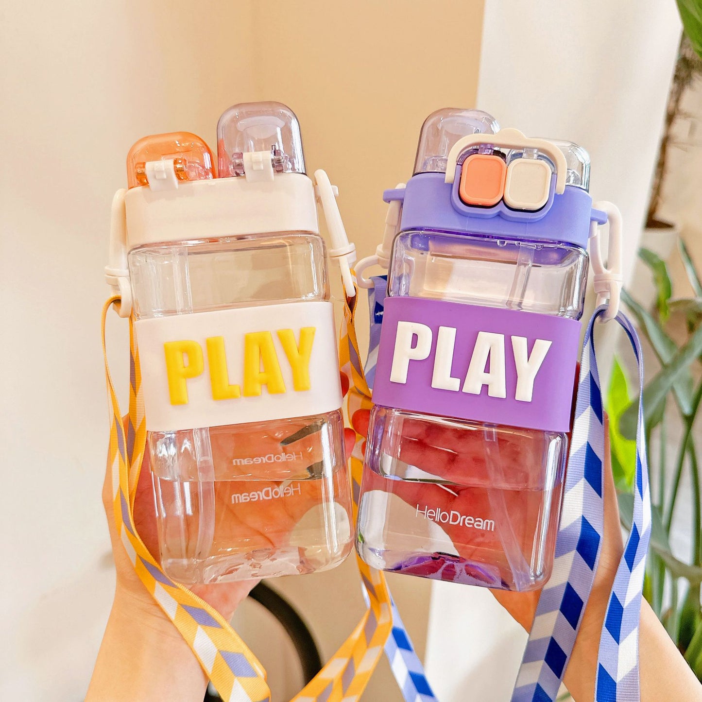 Double Sipper Kids Acrylic Bottle