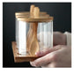 3Pcs Wooden & Glass Jar