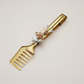 Artisan Butterfly Series: Luxury Gold Serving Tongs