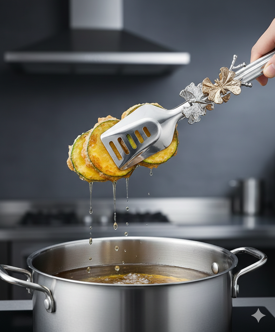 Artisan Butterfly Series: Luxury Stainless Steel Serving Tongs