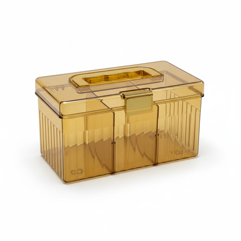 Multi-Compartment Acrylic Desktop Organizer