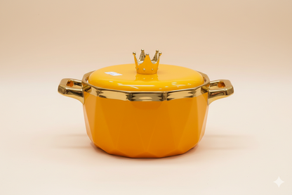 Crown Series Geometric Ceramic Serving Bowls