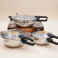 Chef Aluminum Karahi-Cooker Drip-Less Pressure Cookware
