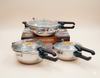 Chef Aluminum Karahi-Cooker Drip-Less Pressure Cookware