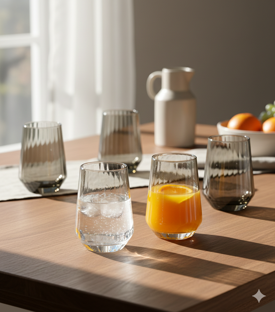 Elegant Modern Glassware Collection