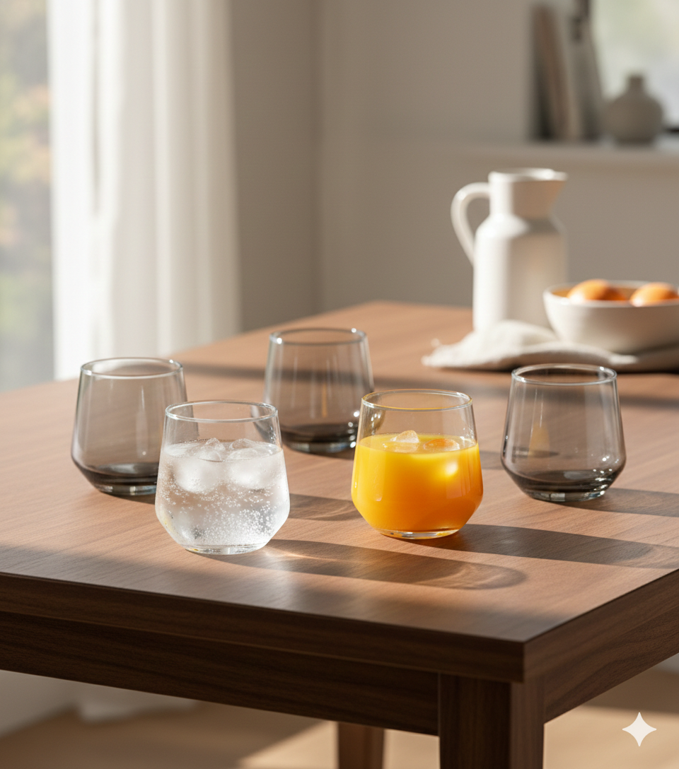 Elegant Modern Glassware Collection