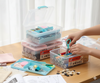 Professional Multi-Layer Sewing Kit with Transparent Storage Box