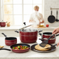 CHEF 10-Piece Essential Non-Stick Cookware Set – Maroon Edition
