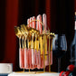 24pcs Marble Cutlery Set With Stand