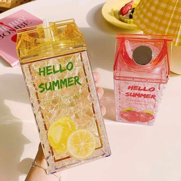 Hello Summer Acrylic Sipper