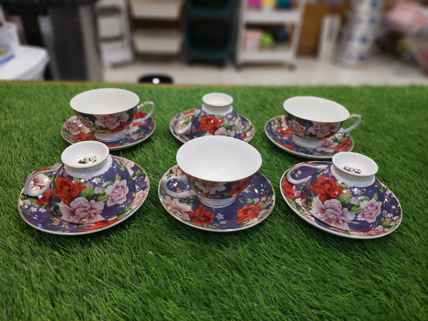 Flower Cup & Saucer Set