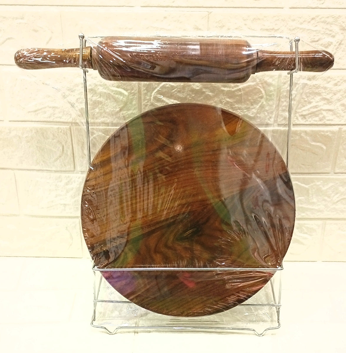 Wooden Chakla Belan Whit Stand