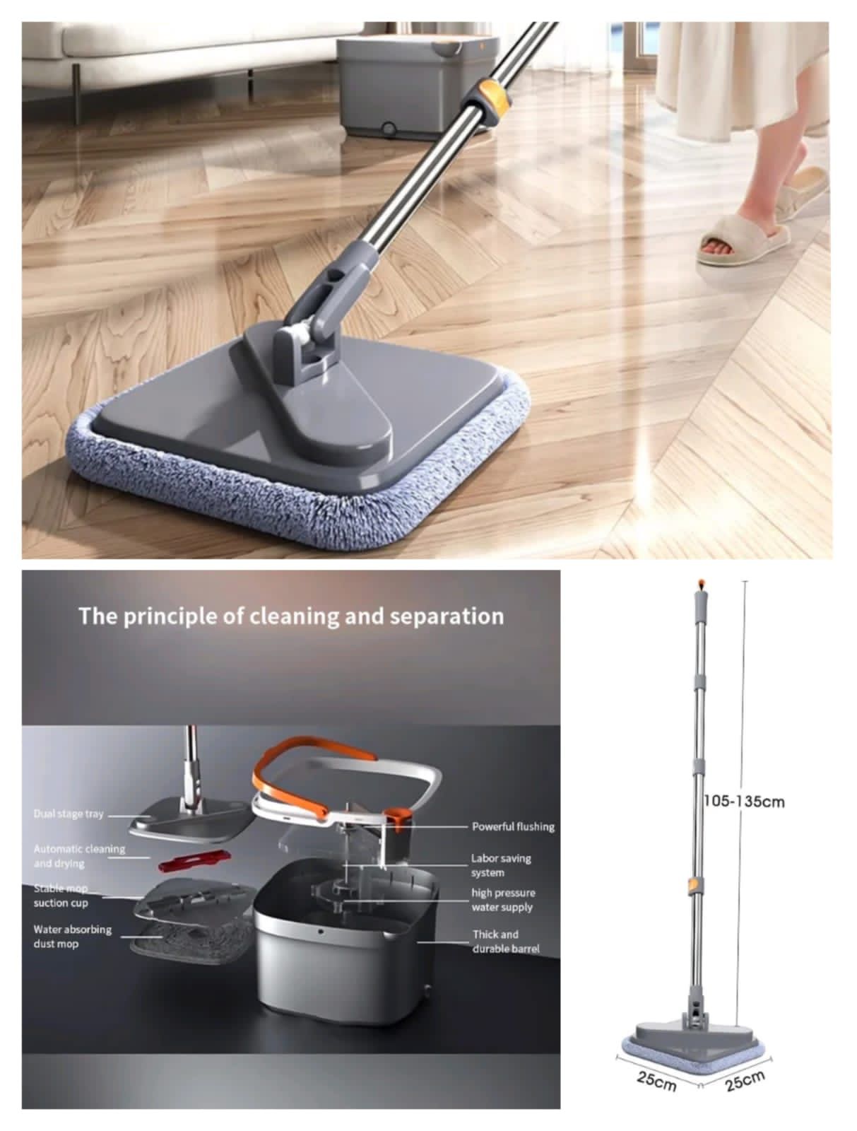 Square Dryer Mop